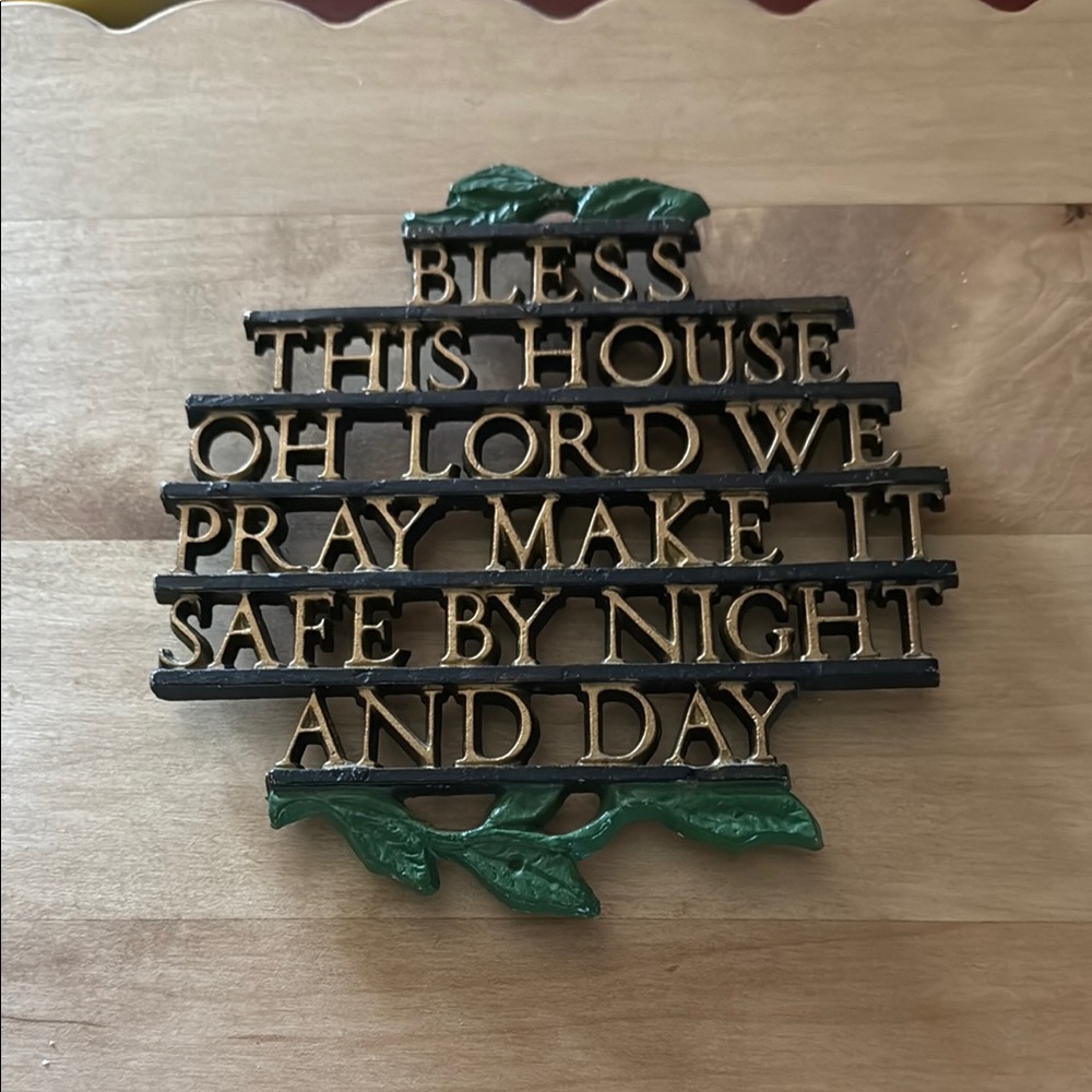 Bless This House Trivet/Wall Decor